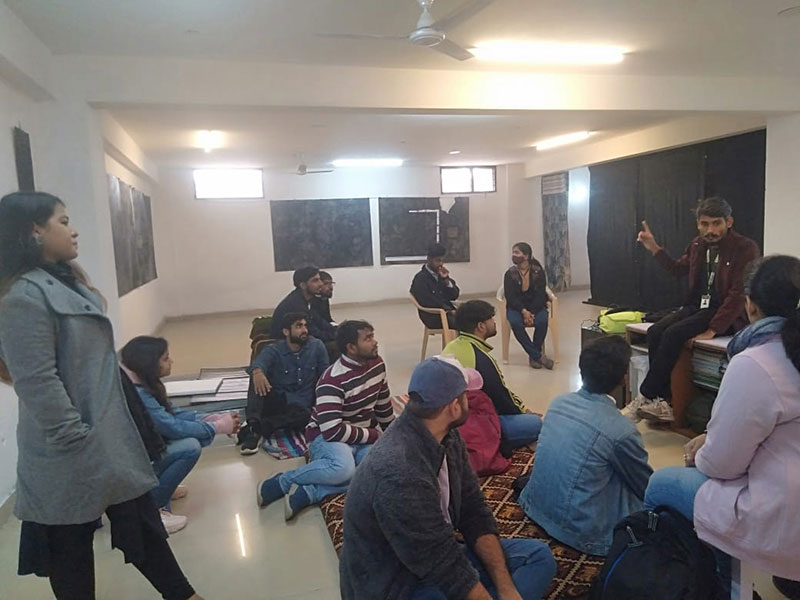 Artist Studio visit to Kaladham, Noida