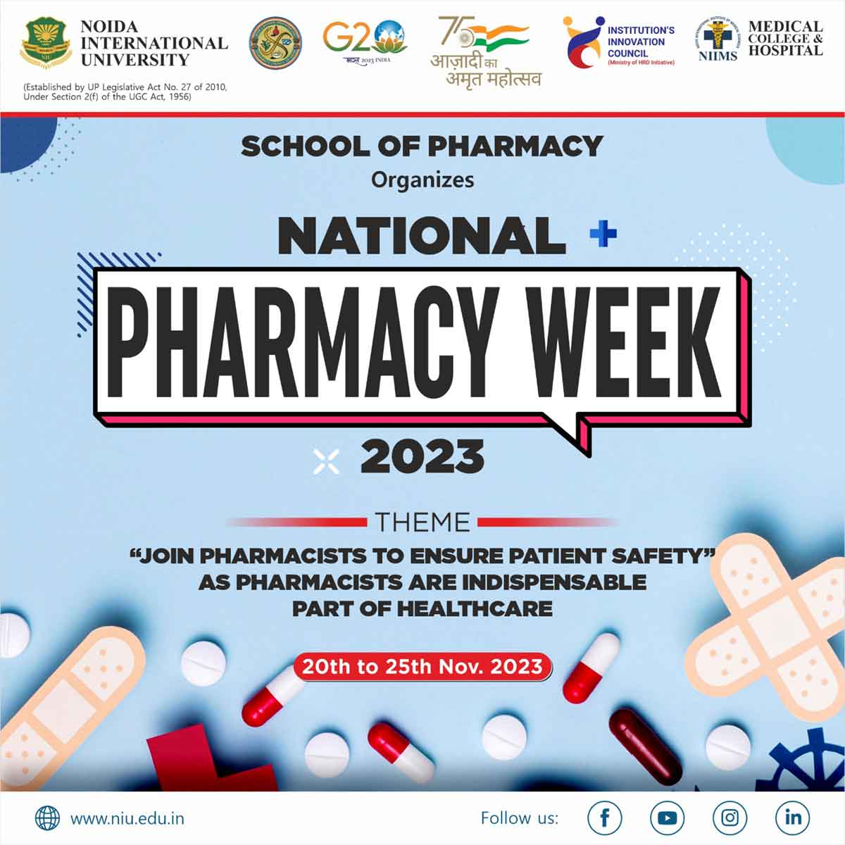 National Pharmacy Week Noida International University